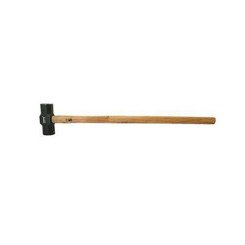 14lb Hardwood Sledge Hammer For Building & Demolition Heat Treated Surfaces Loops