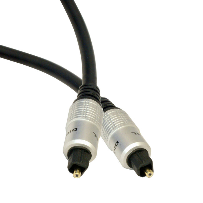 QUALITY 6m Digital Optical Cable Lead Male to Plug SPDIF TOSlink Digital Audio Loops