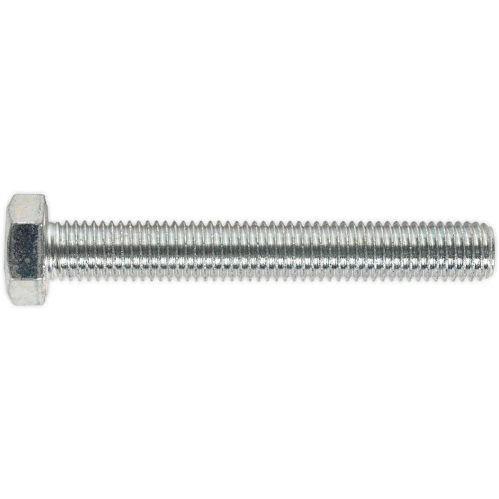 10 PACK HT Setscrew - M14 x 100mm - Grade 8.8 Zinc - Fully Threaded - DIN 933 Loops