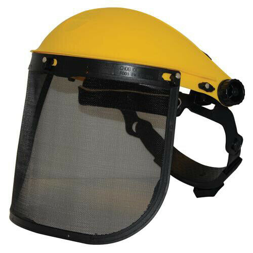 Mesh Safety Shield Visor Hat Chainsaw Hedge Cutting Loops