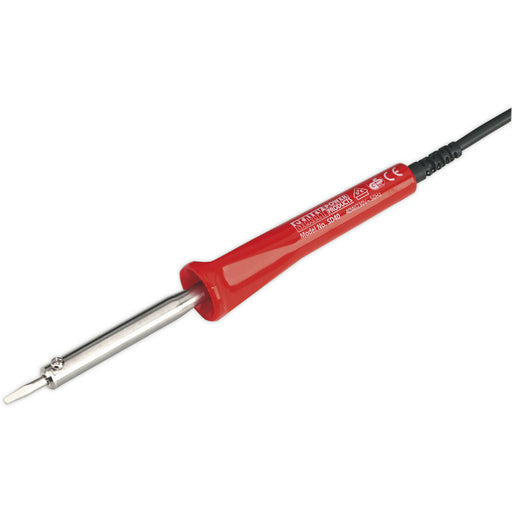 40W / 230V Electric Soldering Iron - Insulated Cool Grip For Prolonged Use Loops