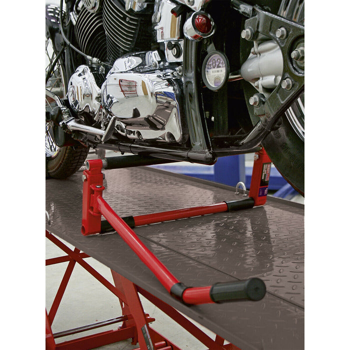 Two Arm Centre Stand - Double Cradle Frame Design - 200kg Capacity - Adjustable Loops