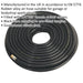 Heavy Duty Air Hose with 1/4 Inch BSP Unions - 30 Metre Length - 8mm Bore Loops