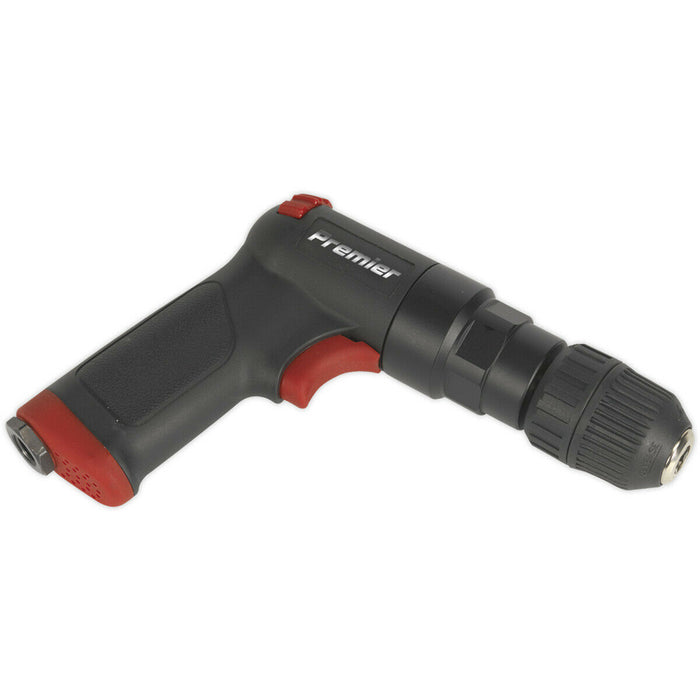 Reversible Air Pistol Drill with 10mm Keyless Chuck - 1/4" BSP Inlet - 1800 RPM Loops