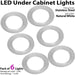 6x 2.6W LED Kitchen Flush Light & Driver Stainless Steel Natural Cool White Loops