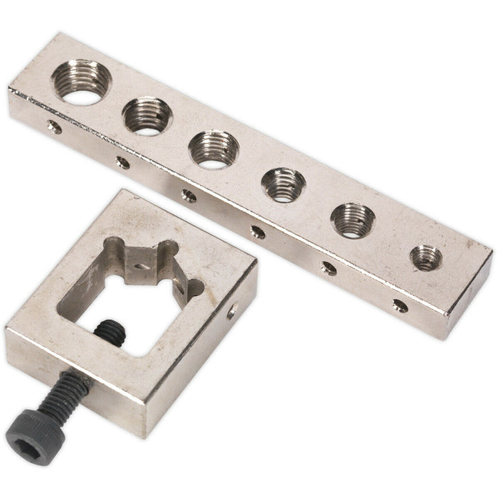 Nut & Bolt Drill Jig - 6 Different Sizes - Compact Design - Accurate Drilling Loops