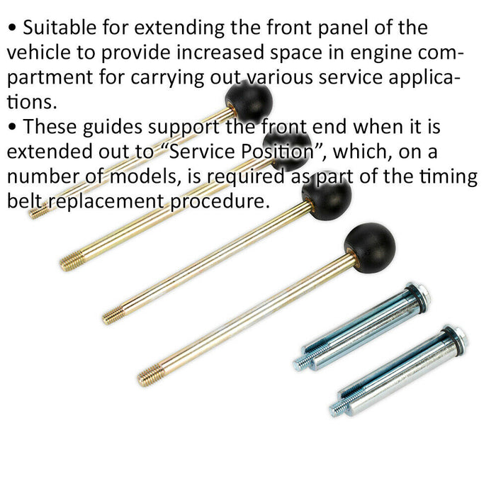 Service Position Front End Support Guide Set - Suitable For VAG VW Audi M8 & M10 Loops