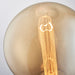 LED Filament Lamp Bulb Amber Glass 2.8W LED E27 Warm White Globe Bulb Loops