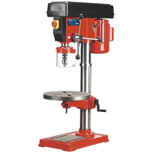 16-Speed Bench Pillar Drill - 750W Motor - 1085mm Height - Safety Release Switch Loops