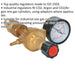 Industrial MIG Gas Regulator with Gauge - 4bar Max. Pressure - MIG Welding Loops