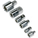 6 PACK - Male to Female Socket Adapter Size Converters - Imperial Square Drive Loops