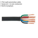 30m Seven Core Automotive Cable - Thin Walled - 6 + 1 Core - RoHS Compliant Loops