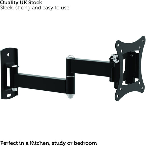 10 27" Full Motion Cantilever TV Bracket Wall Mounted Kitchen Arm Monitor Stand Loops