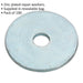 100 PACK - Zinc Plated Repair Washer - M5 x 25mm - Metric - Metal Spacer Loops