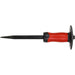300mm Drop Forged Point Chisel - Octagonal Shaft - Comfort Protection Grip Loops