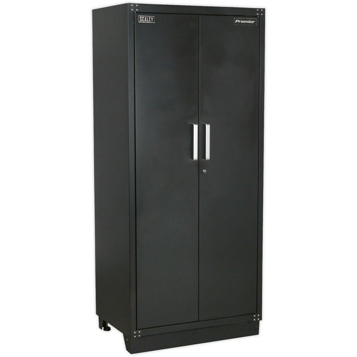 930mm Heavy Duty Modular Floor Cabinet - Full Height - Two Door - Cylinder Lock Loops