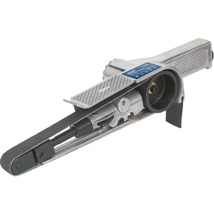 20 x 520mm Detail AIR Belt Sander - 1/4" BSP - QUALITY Garage Slim Grinding Kit Loops