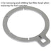 Fuel Filter Bowl Key - Cartridge Replacement - 1/2" Sq Drive - For Ford Transit Loops