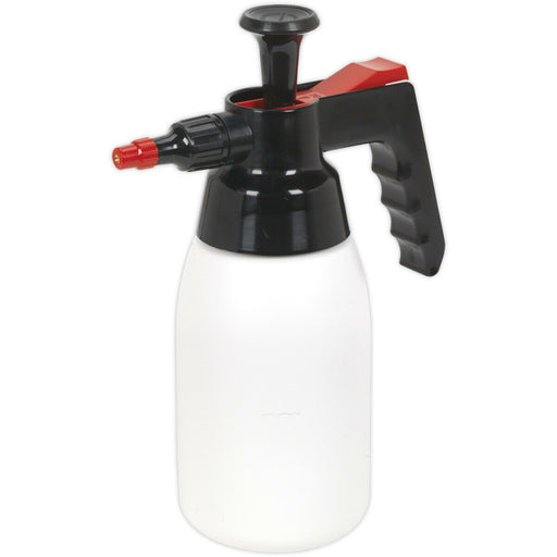 1L Premium Solvent Pressure Sprayer with Viton Seals & Adjustable Nozzle Loops