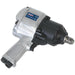 1/2 Inch Sq Drive Air Impact Wrench - Pin Clutch Mechanism - Side Handle Loops