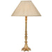 Luxury Traditional Table Lamp Light  Solid Brass & Beige Organza Pleated Shade Loops