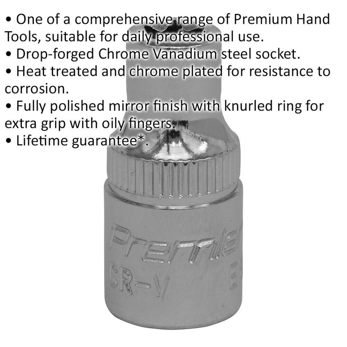 E6 TRX Star Socket Bit - 1/4" Square Drive - PREMIUM Drop Forged Head Knurled Loops