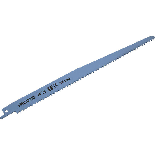 5 PACK 250mm HCS Reciprocating Saw Blade - 6 TPI - Milled Side Set Teeth Loops