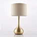 2 PACK | Touch Dimmer Table Lamp Brass & Taupe Shade Metal Bedside Reading Light Loops