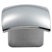 Convex Face Cupboard Door Knob 33 x 30.5mm Polished Chrome Cabinet Handle Loops