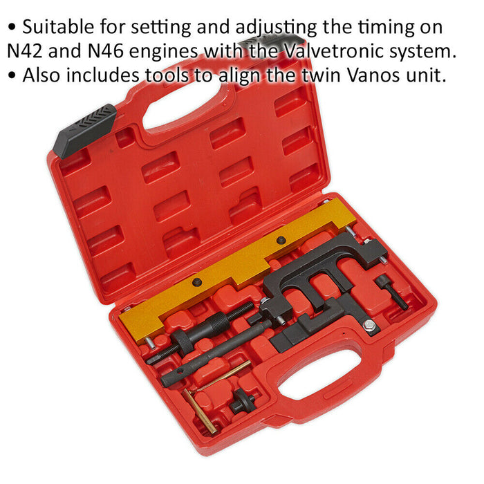 Petrol Engine Timing Tool Kit - CHAIN DRIVE - For BMW 1.8 2.0 N42/N46/N46T Loops