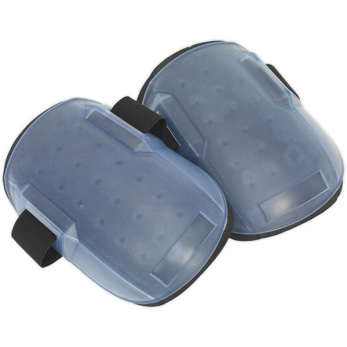 PAIR EVA Foam Knee Pads with TPR Cap - Hook & Loop Closing Strap - Knee Support Loops