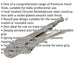 195mm Round Jaw Locking Pliers - 35mm Jaw Capacity - Chrome Molybdenum Loops