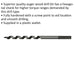 8 x 155mm Hardened Auger Wood Drill Bit - Hexagonal Shank - Woodwork Timber Loops