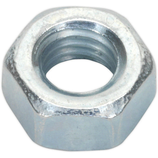 100 PACK - Steel Finished Hex Nut - M5 - 0.8mm Pitch - Manufactured to DIN 934 Loops