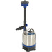 Stainless Steel Submersible Pond Pump - 1750L/Hr - 4 x Fountain Heads - 230V Loops