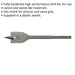 25 x 152mm Fully Hardened Wood Drill Bit - Hex Shank - High Performance Woodwork Loops