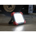 Heavy Duty Site Light - 24W SMD LED - Carry Handle & Folding Stand - 230V Supply Loops