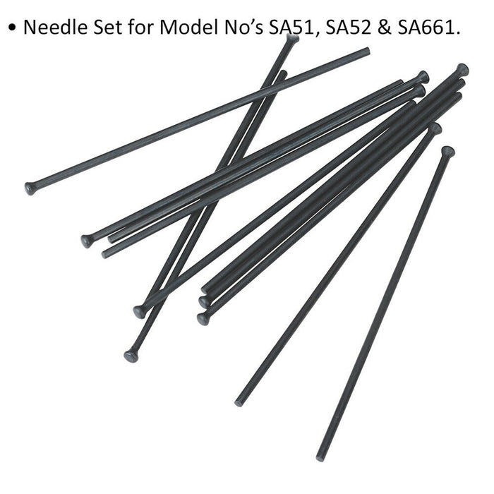 12 Piece Needle Set - 3 x 125mm - Suitable for ys07637 ys07639 & ys07688 Loops