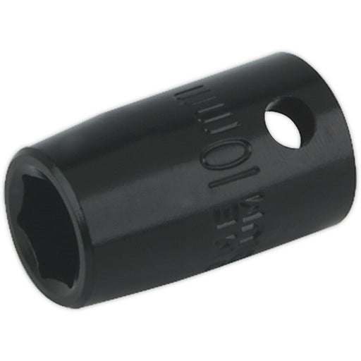 10mm Forged Impact Socket - 3/8 Inch Sq Drive - Chrome-Vanadium Wrench Socket Loops