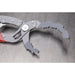 Self-Adjusting Angled Oil Filter Pliers - 60mm to 120mm Capacity - Serrated Jaws Loops