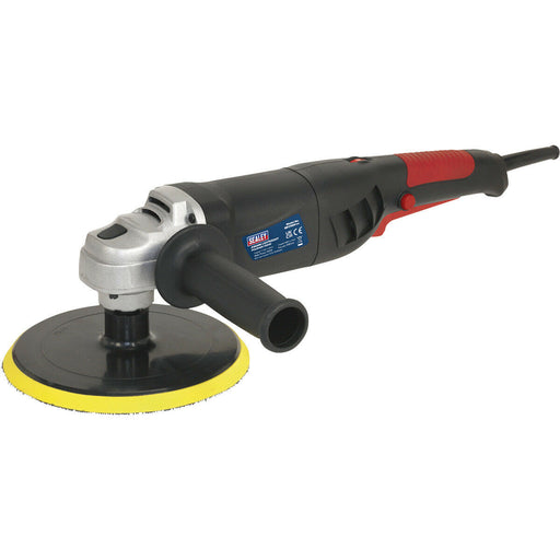 180mm Lightweight Polisher - 600 to 3000 rpm Variable Speed - 1100W Motor Loops