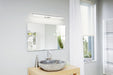 Wall/Mirror Light IP44 Bathroom Chrome Shade White Plastic Bulb LED 14W Included Loops