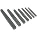 7 Piece Square Type Screw Extractor Set - Heat Treated Steel - Screw Removal Loops