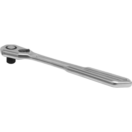 Low Profile 90-Tooth Ratchet Wrench - 1/2 Inch Sq Drive - Flip Reverse Mechanism Loops