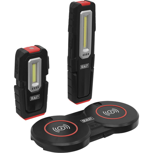 Inspection Light Kit with Wireless Charging Base - 1 x Slimline & 1 x Standard Loops