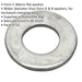 50 PACK Form C Flat Washer - M14 x 30mm - BS 4320 - Metric - Metal Spacer Loops