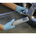 Premium Long Type Tyre Inflator - Twin Push-On Connector - 240mm Arm & 0.5m Hose Loops