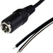 5M DC Power Cable Lead 5.5mm x 2.1mm Female Socket to Bare Ends CCTV Camera DVR Loops