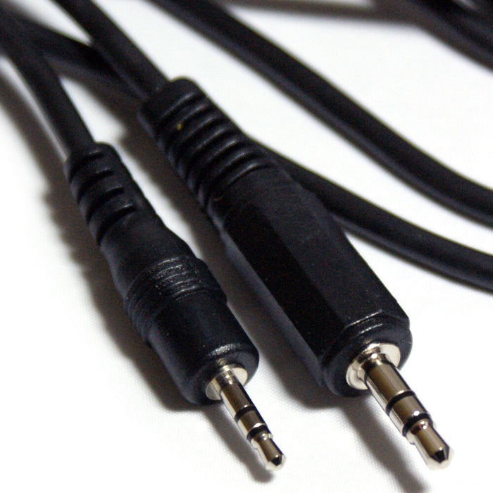 1.5m 3.5mm Male to 2.5mm Plug Stereo Cable AUX to Mini Jack Headphone Audio Lead Loops