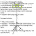 Folding Case Floodlight & Tripod Stand - 60W COB LED - IP44 Rated - 4800 Lumens Loops